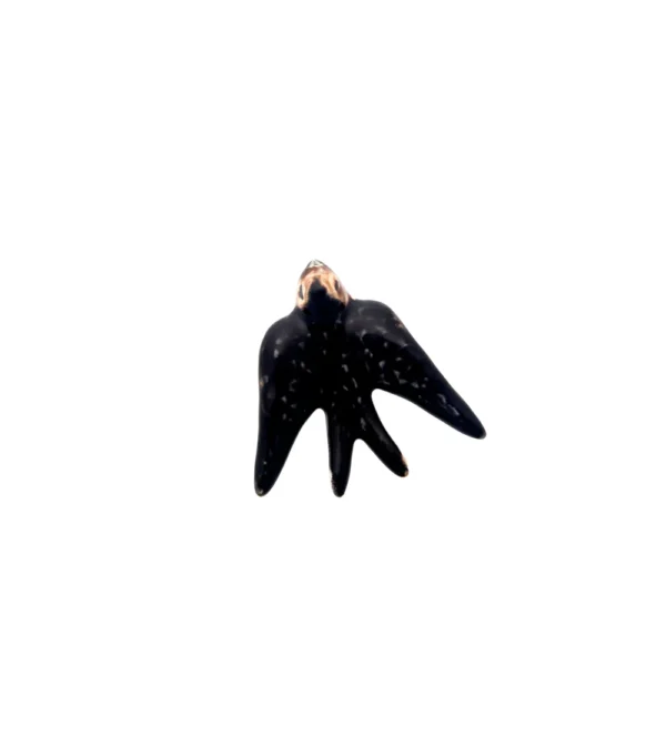 golondrina decorativa de ceramica de Bordallo Pinheiro