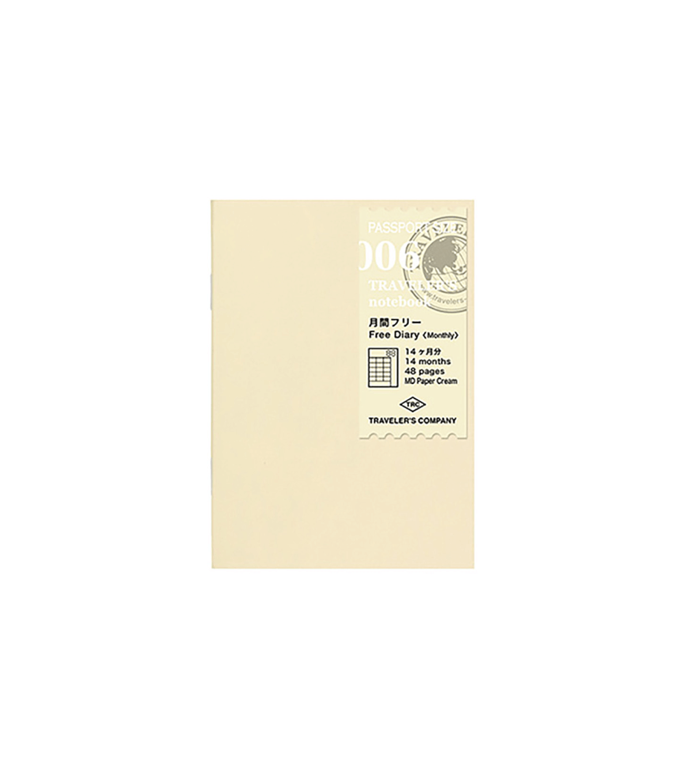 TRC Passport: Refill 006 Free Dairy Monthly