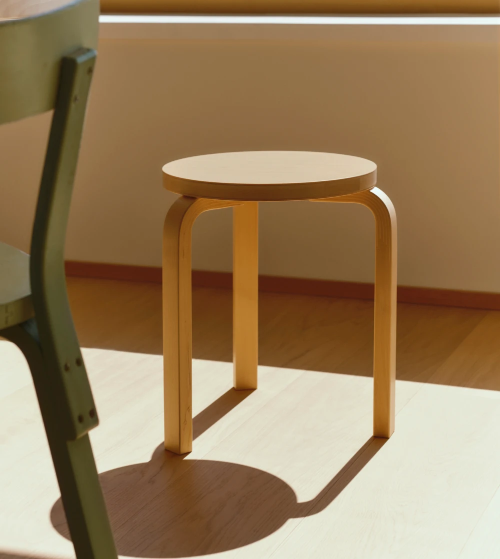 Stool 60 Abedul Natural - Imagen 2