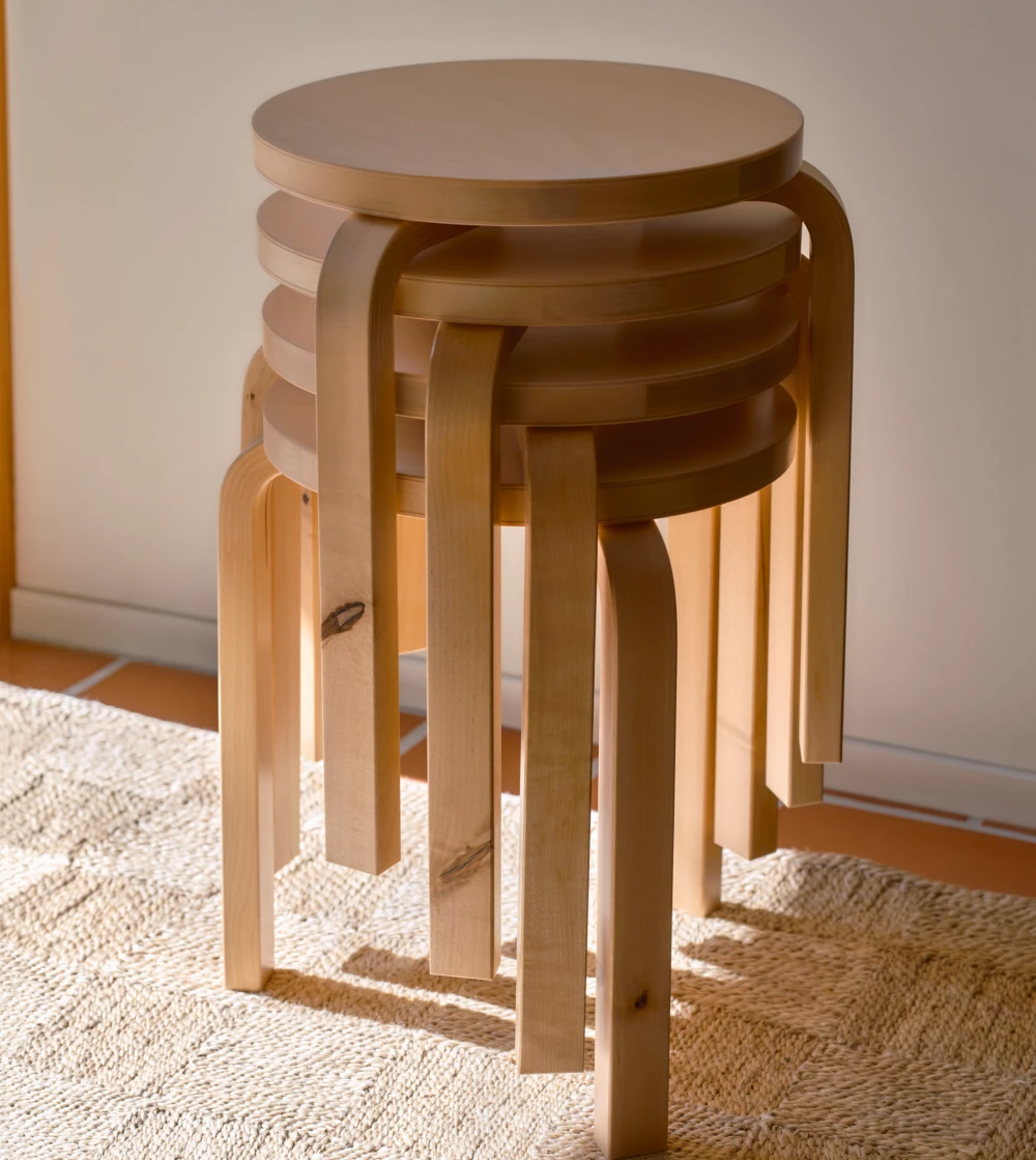 Stool 60 Abedul Natural - Imagen 4