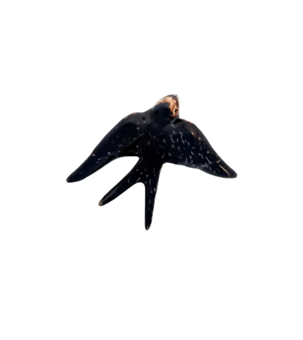 golondrina decorativa de ceramica de Bordallo Pinheiro