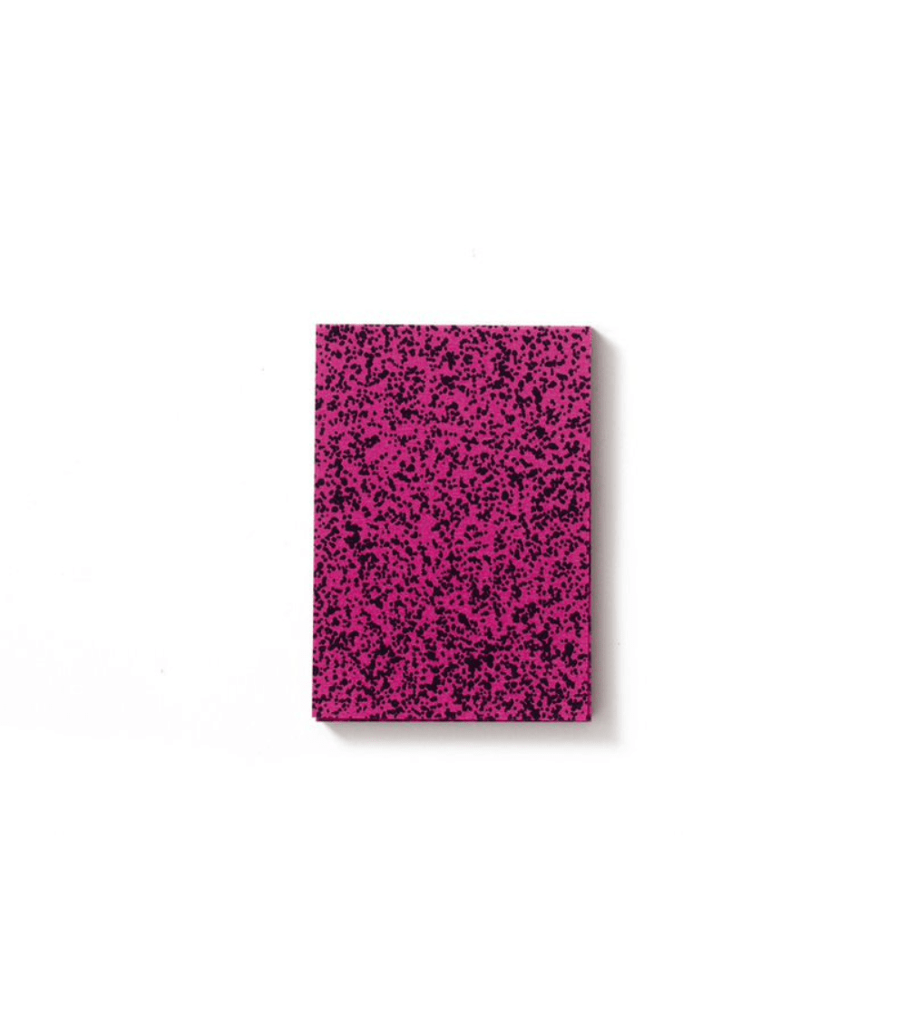 Spray Splash Fuchsia Soft Cover A7 Memo Pad