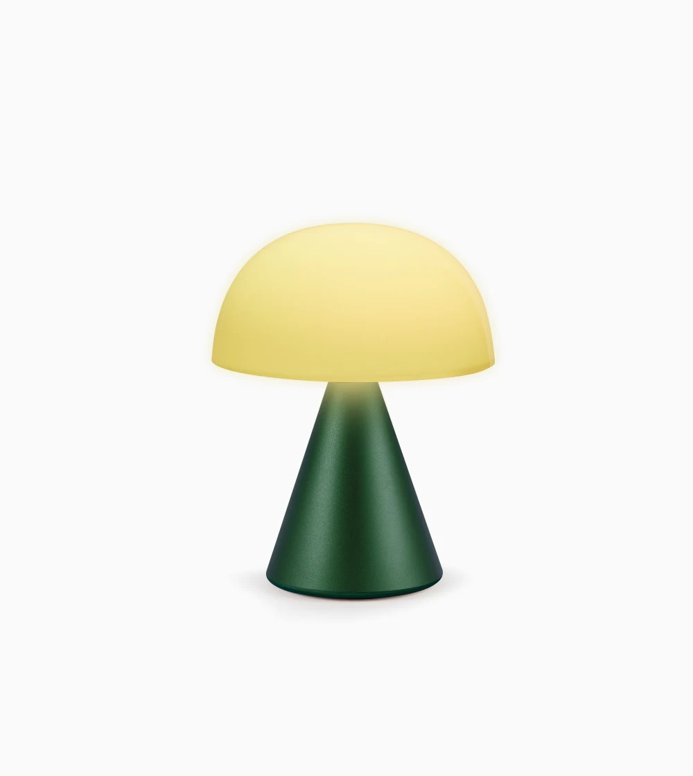 lampara portatil color verde mina de lexon