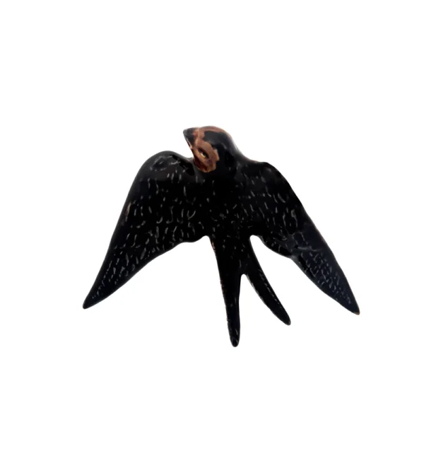 golondrina decorativa de ceramica de Bordallo Pinheiro