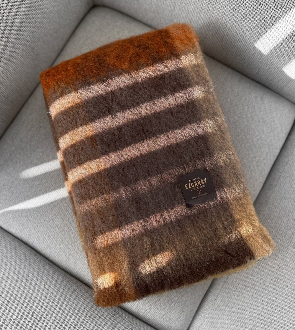 Manta Mohair Cuadros Nº9210 - Imagen 3