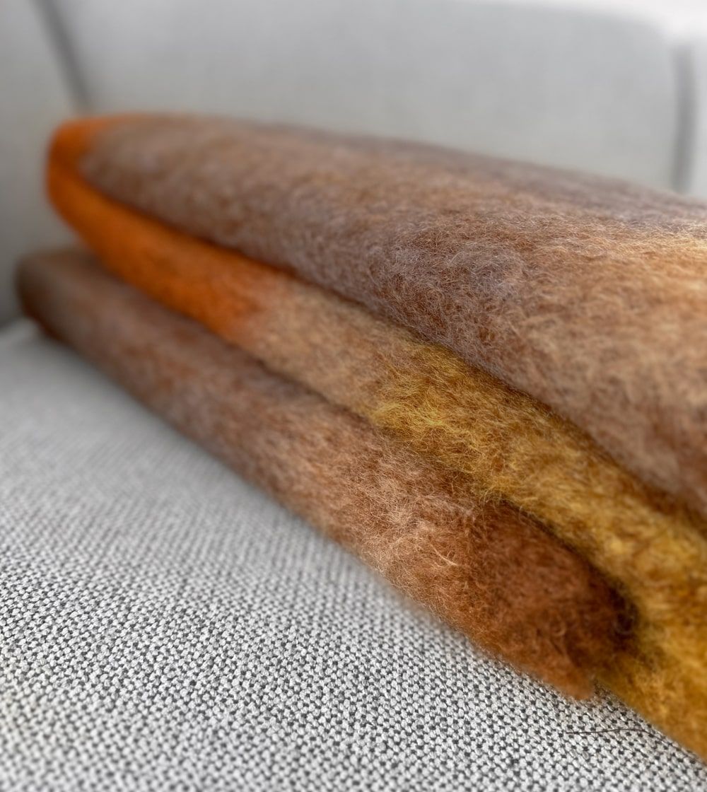 Manta Mohair Cuadros Nº9210 - Imagen 4