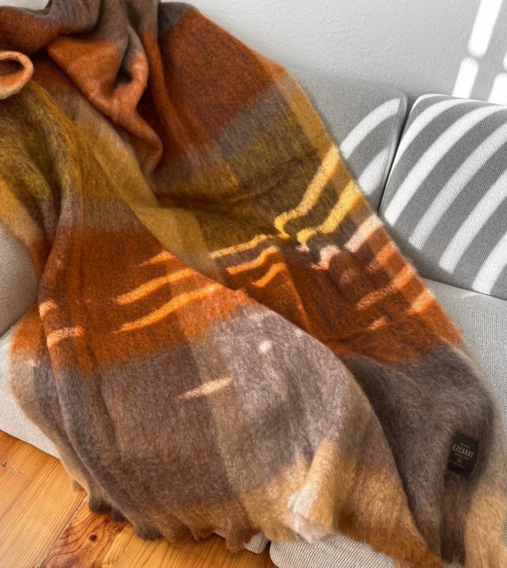 Manta Mohair Cuadros Nº9210 - Imagen 5