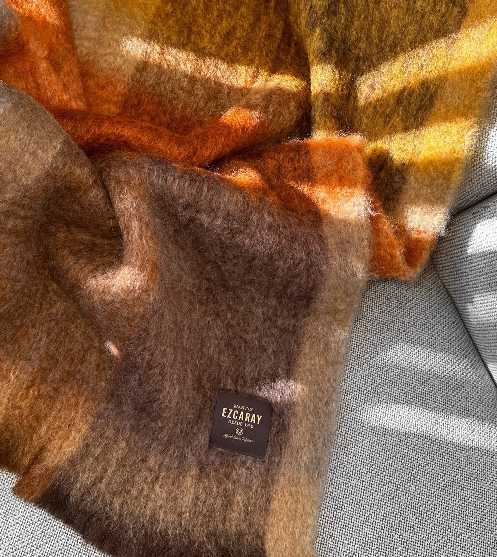 Manta Mohair Cuadros Nº9210 - Imagen 2