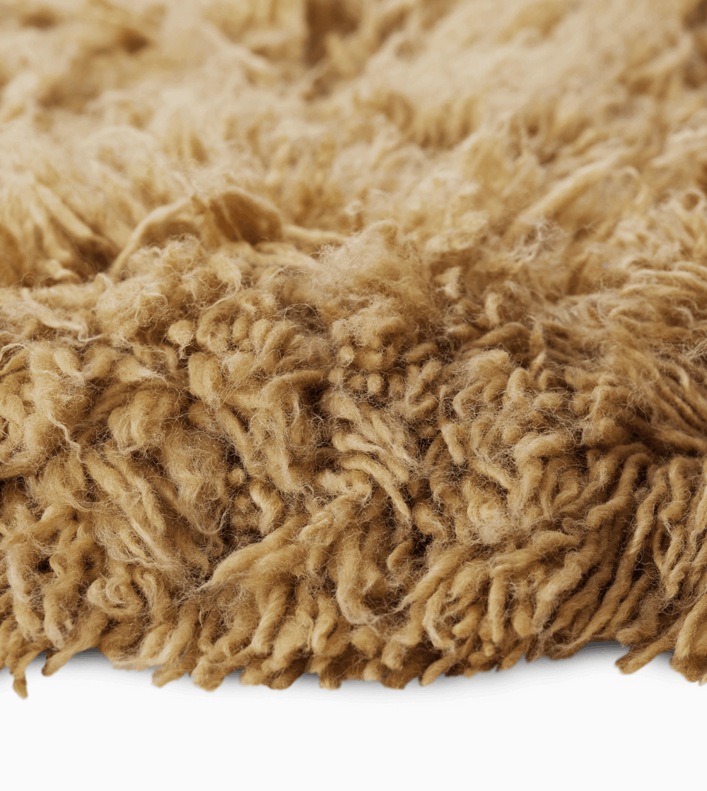 Alfombra Fluffy Round Caramel 200 - Imagen 4