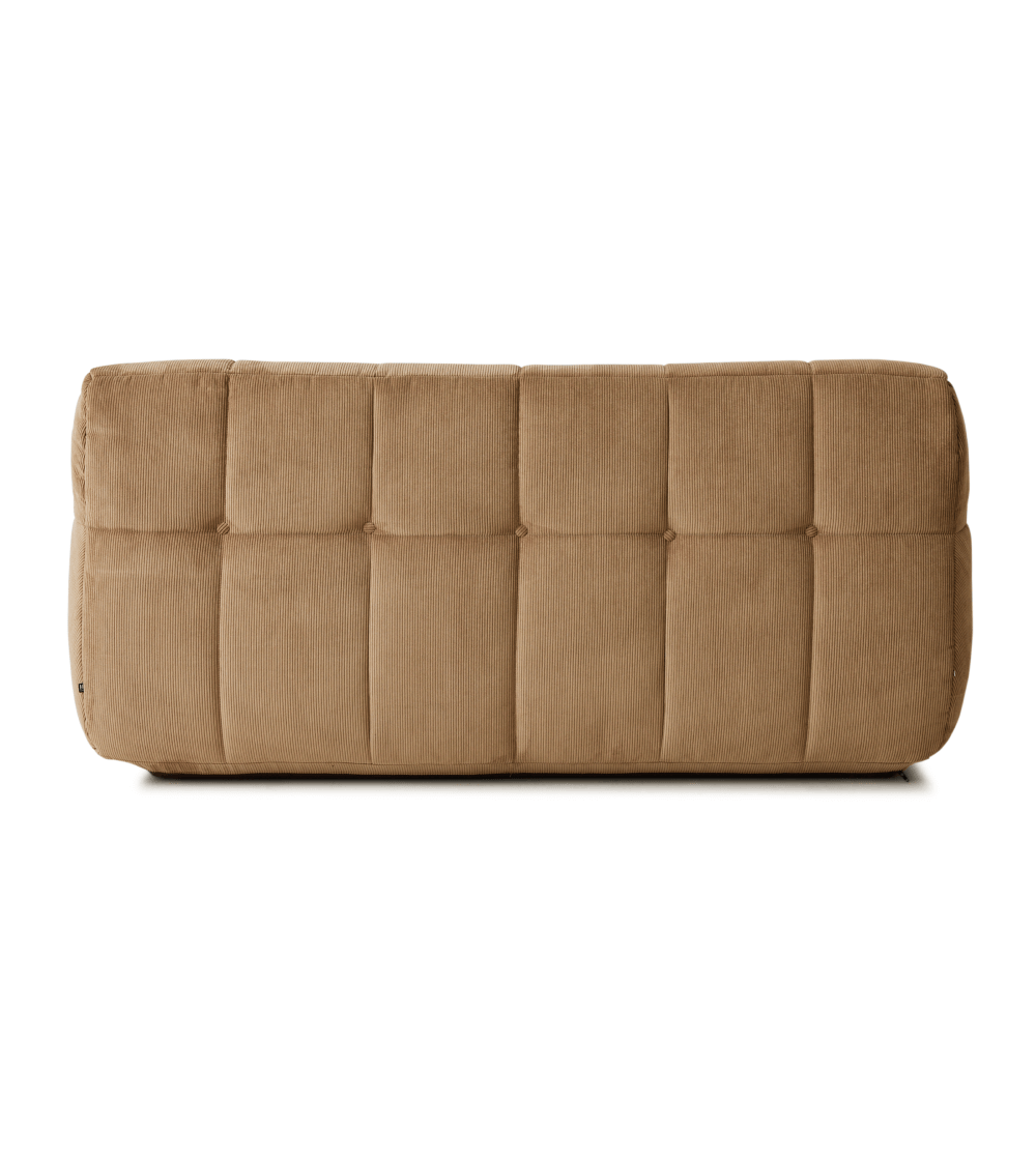 Sofá Lazy Lounge Bench Corduroy Rib Brown - Imagen 7