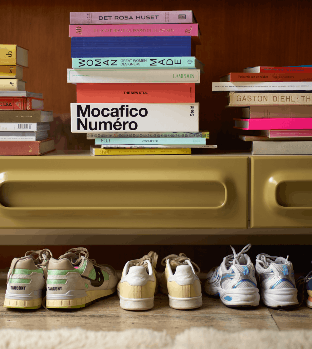 cajonera mueble bajo space lowboard de hkliving estilo retro