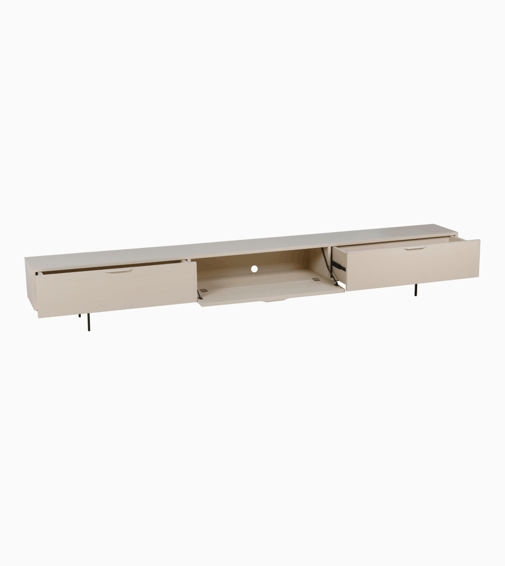TV Cabinet Wood Grain 250 Arena - Imagen 4