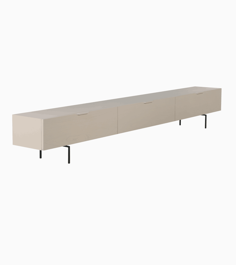 TV Cabinet Wood Grain 250 Arena - Imagen 3