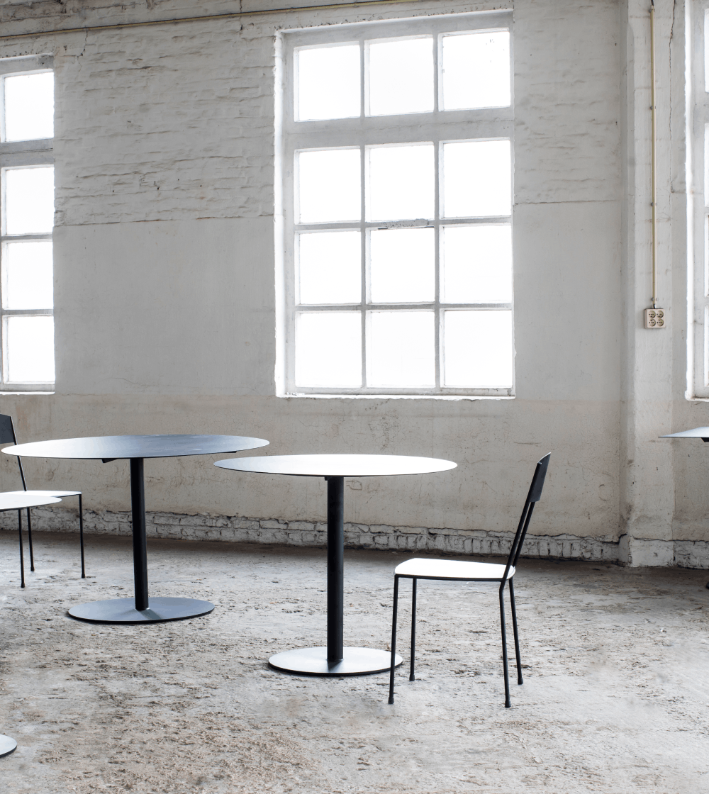 Mesa Bistro Table Round 02 Black - Imagen 4