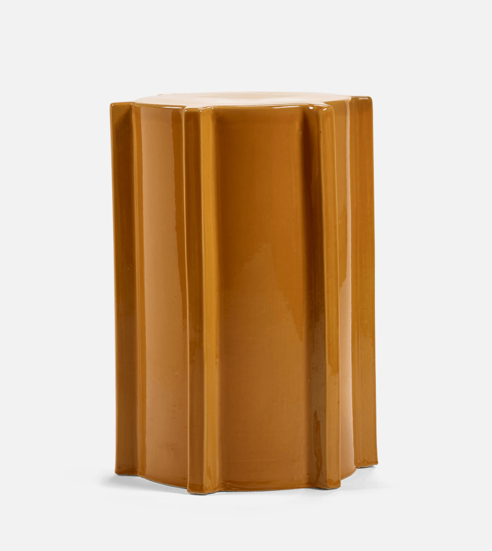 Mesa Pawn Geometrical Ocre - Imagen 3