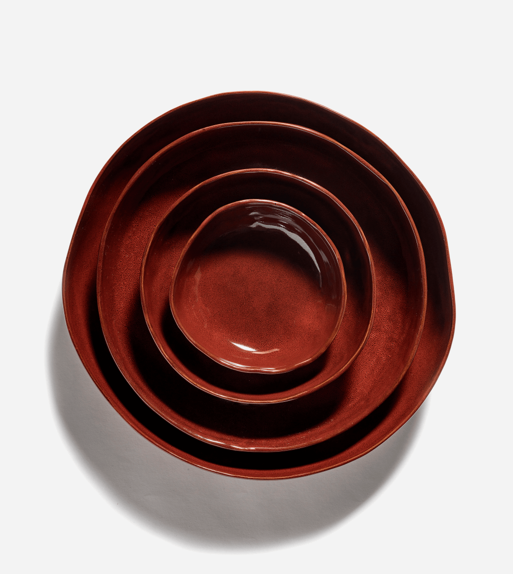 La Mère by Marie Michielssen: Bowl para Servir Venetian Red - Imagen 2