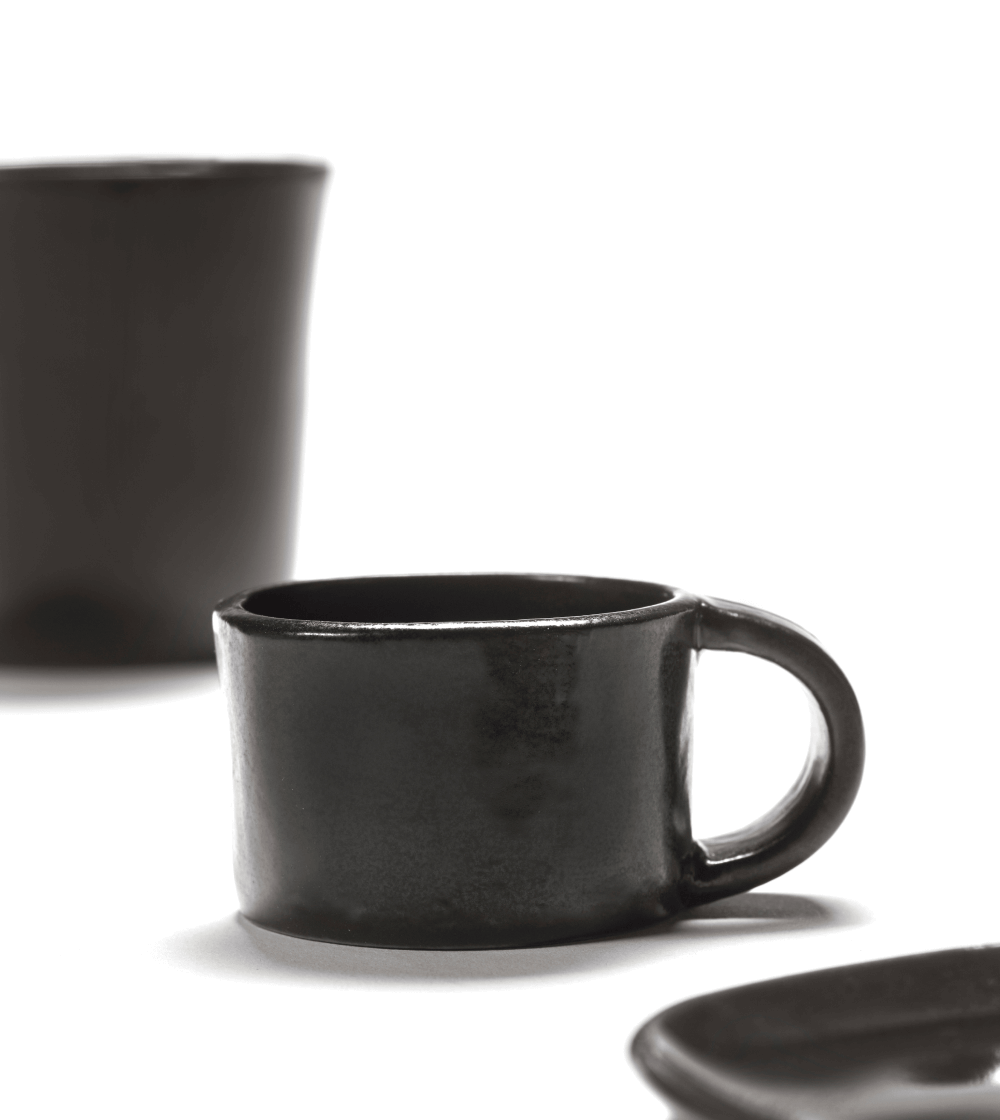 La Mère by Marie Michielssen: Tazas Ristretto Ebony Set/2 - Imagen 3