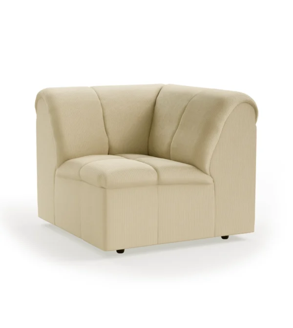 sofá modular wave de hkliving en tejido de pana beige Corduroy rib, hay