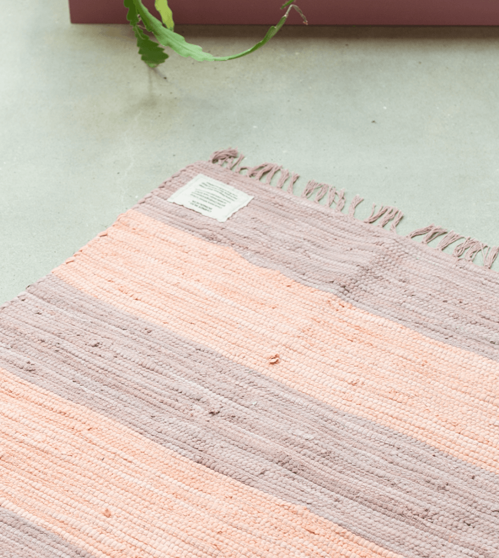Alfombra Tropicana & Ash Rose Chindi 45x60 - Imagen 3