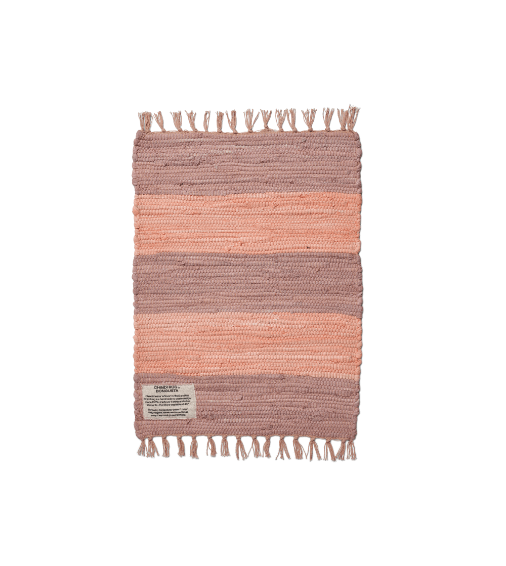 Alfombra Tropicana & Ash Rose Chindi 45x60
