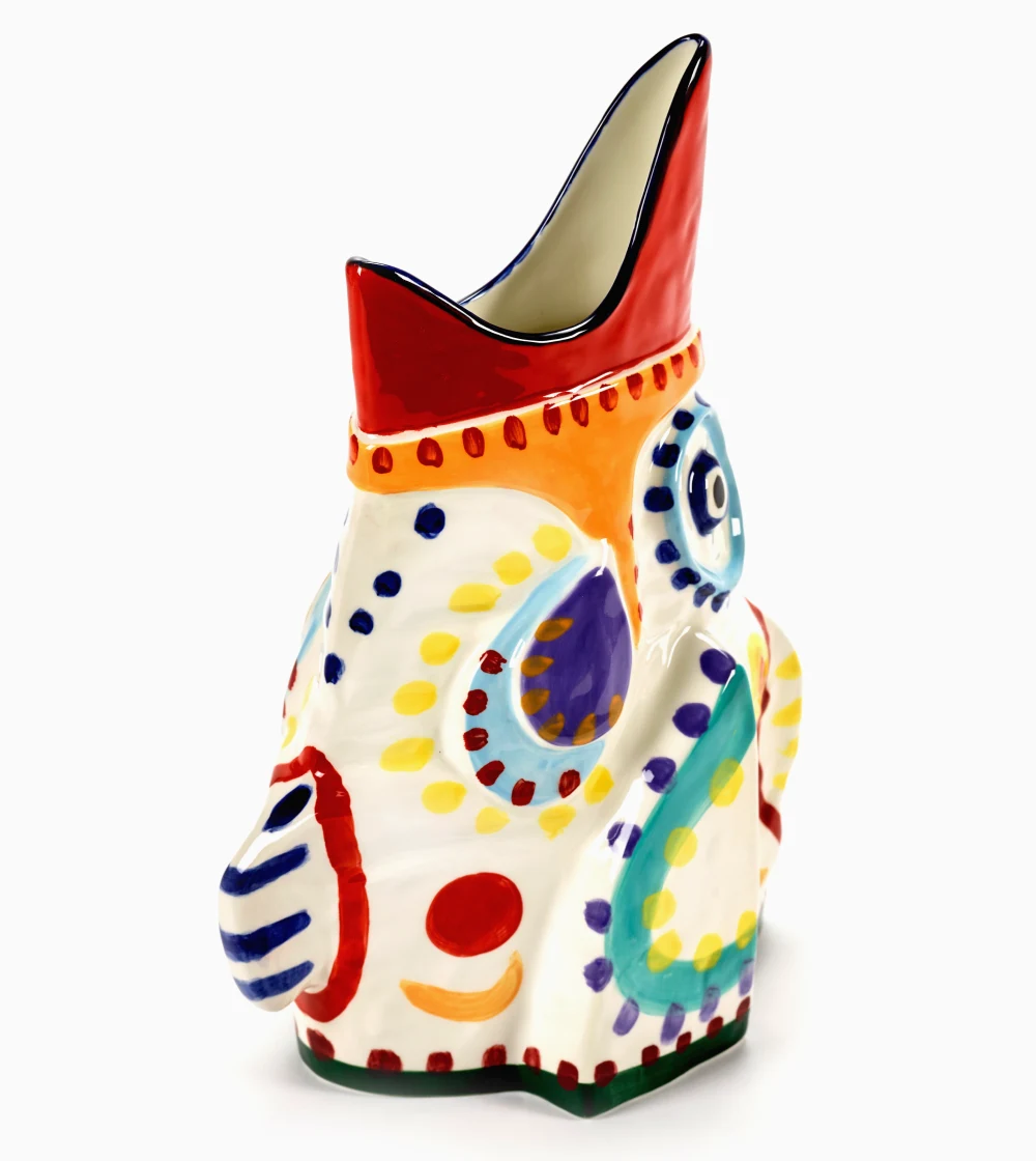 jarrón con forma de pez de colores de la colección Sicily diseñado por Yotam Ottolenghi e Ivo Bisignano para Serax