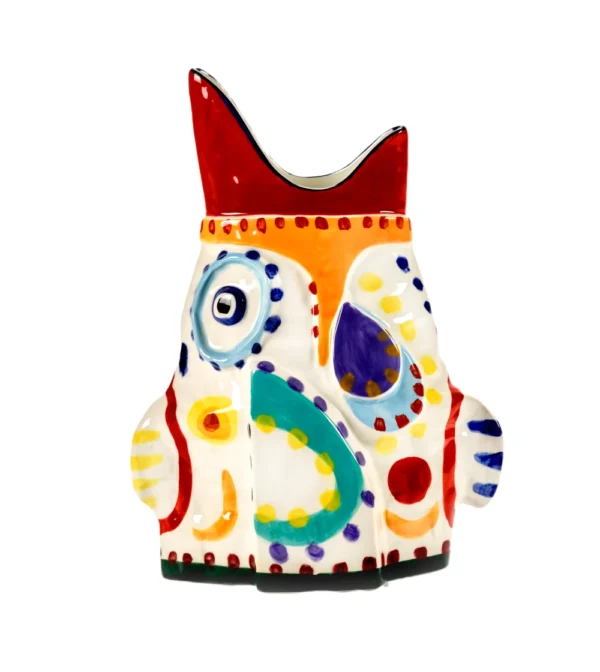 jarrón con forma de pez de colores de la colección Sicily diseñado por Yotam Ottolenghi e Ivo Bisignano para Serax