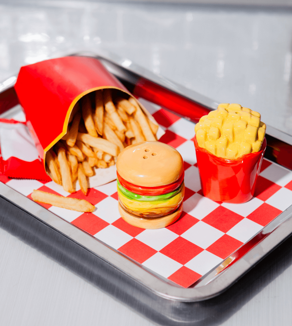 Set Salero & Pimentero Fast Food - Imagen 2