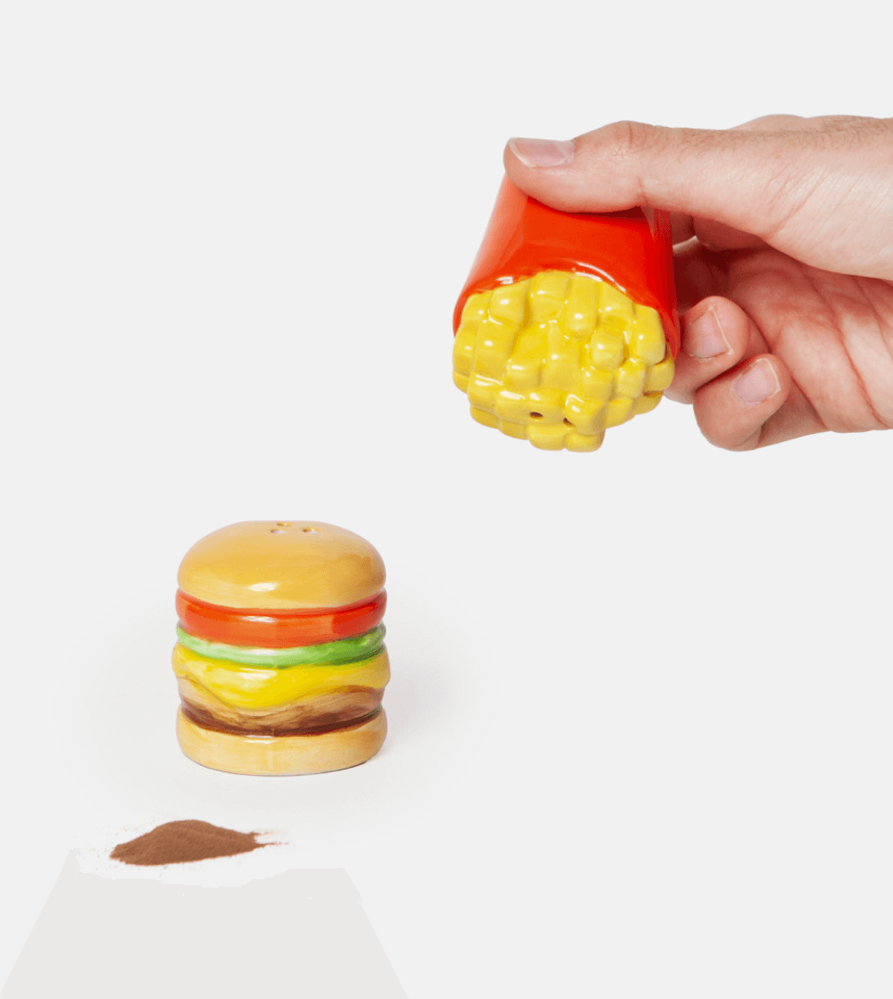 Set Salero & Pimentero Fast Food - Imagen 4