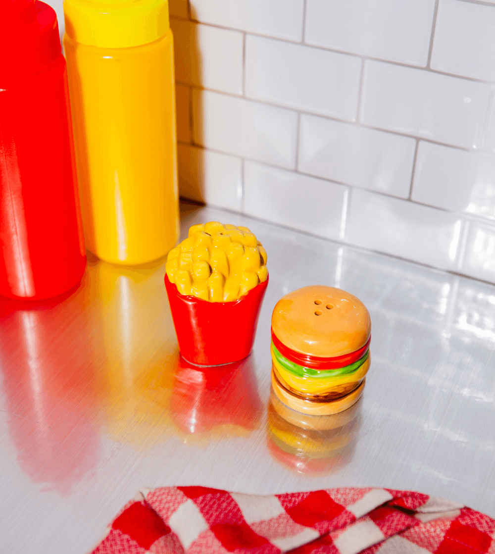 Set Salero & Pimentero Fast Food - Imagen 3