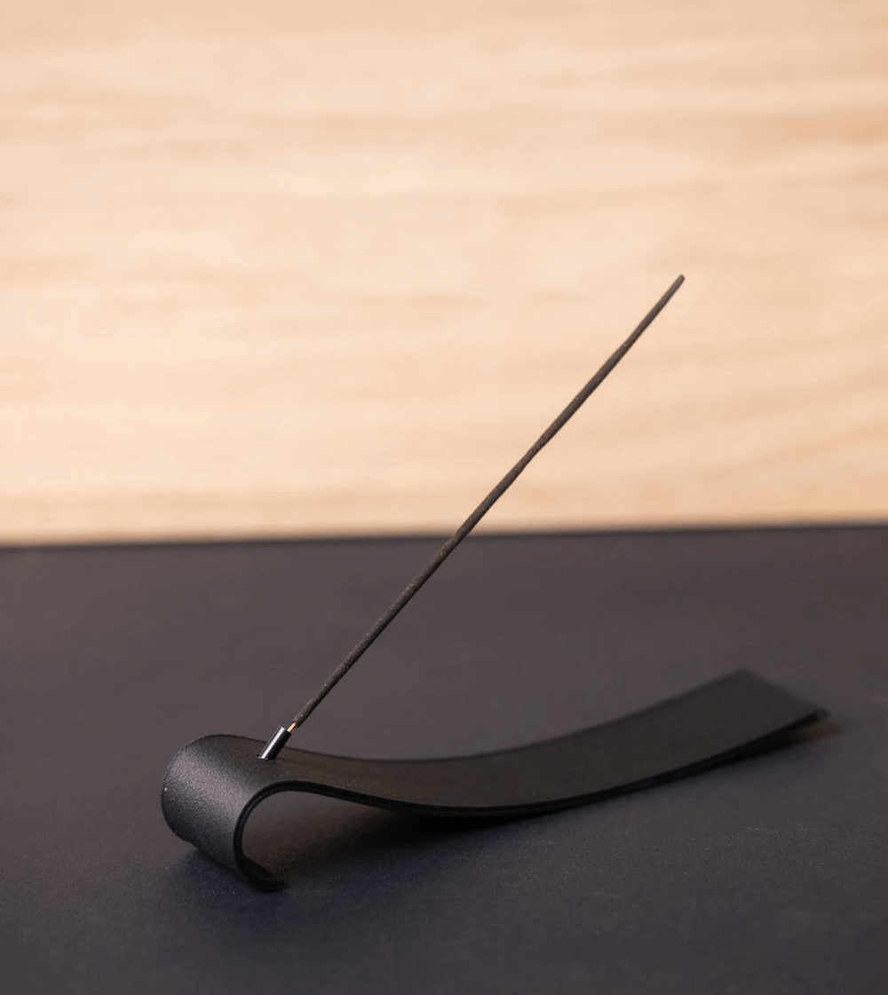 Portaincienso Ruban Ebony Black - Imagen 2