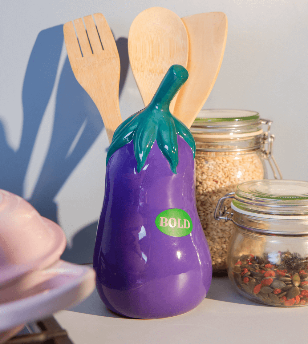 Utensil Pot Eggplant - Imagen 2