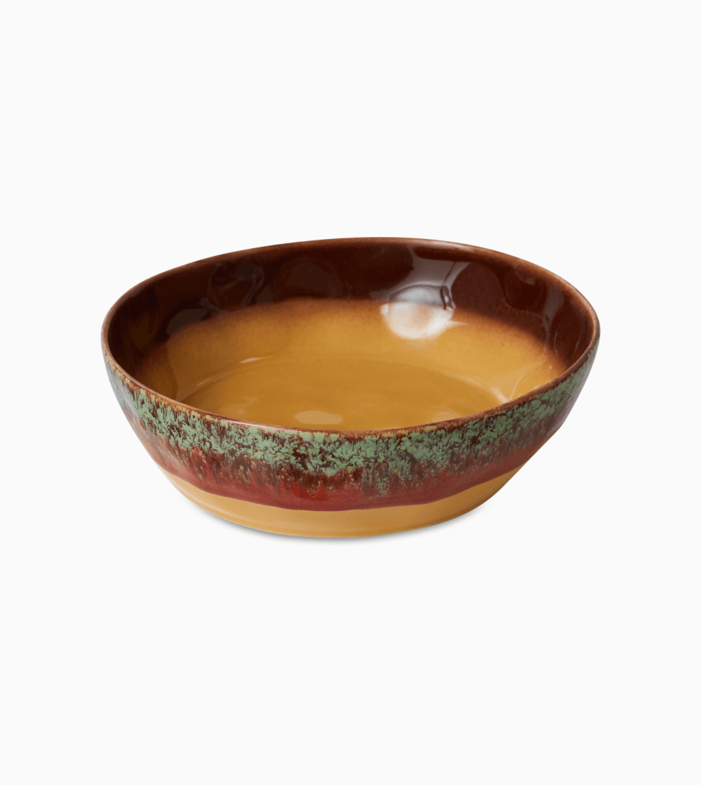 70s Ceramics: Pasta Bowl Cove Set/2 - Imagen 2