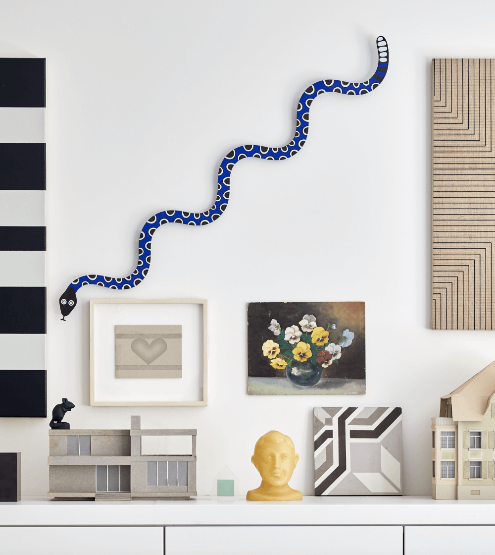 Escultura de Pared Metal Wall Relief Magic Snake - Imagen 2