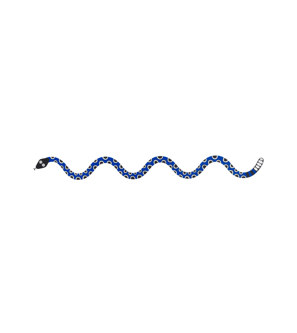 Escultura de Pared Metal Wall Relief Magic Snake