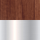 Lacquered Walnut w. Chrome Base