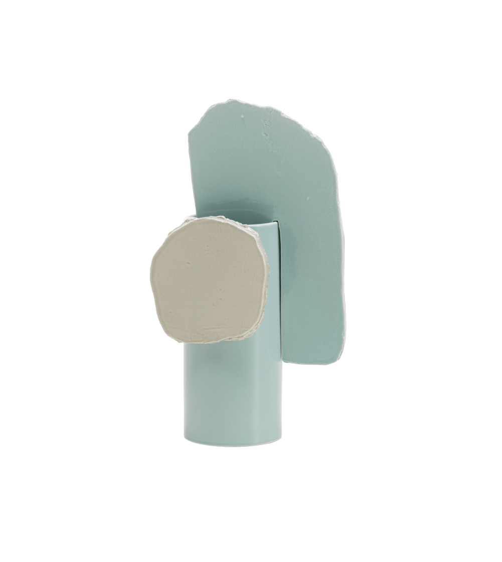 Jarrón Vase Découpage Feuille