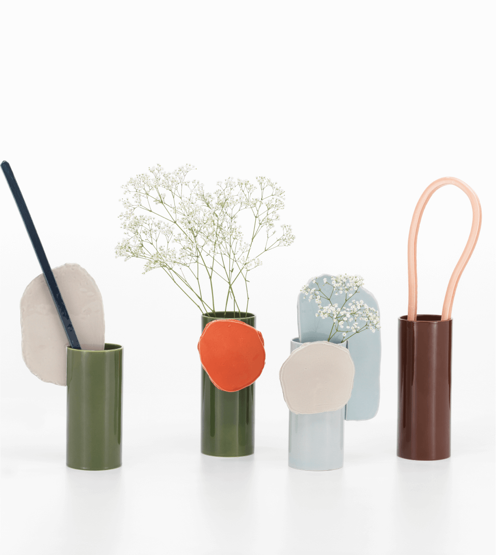Jarrón Vase Découpage Feuille - Imagen 7