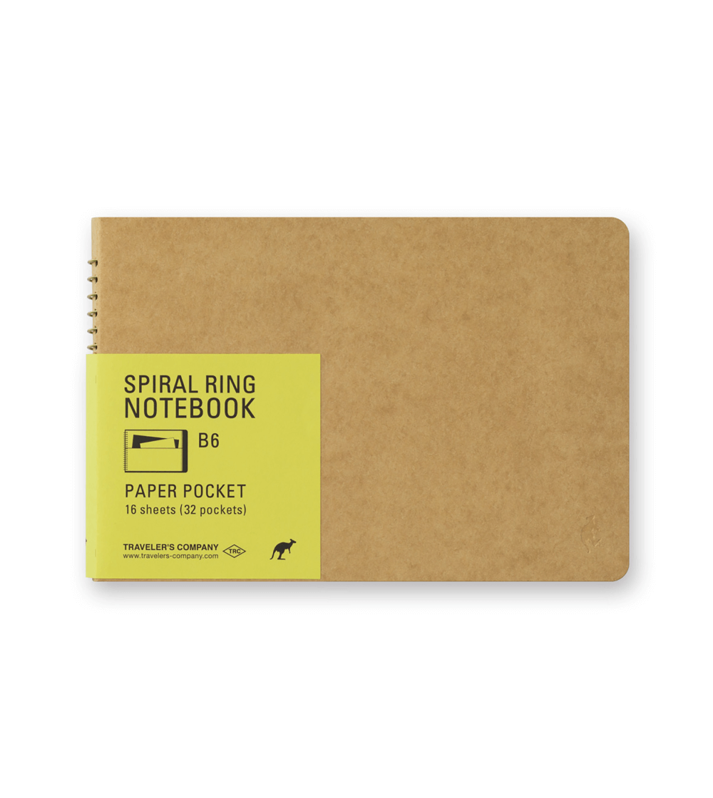 TRC Spiral Ring Notebook: Paper Pocket