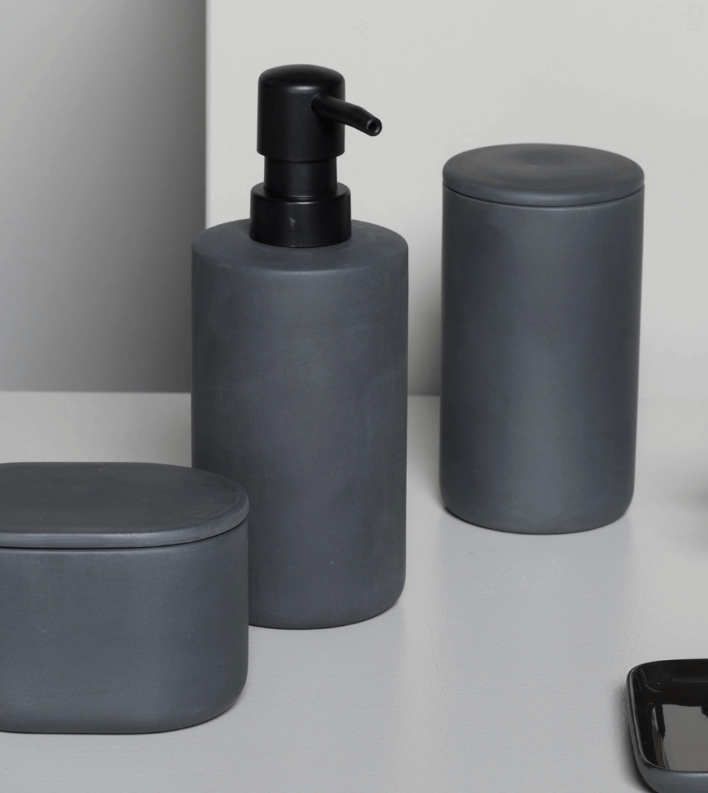 Cose by Bertrand Lejoly: Caja Ovalada Dark Grey - Imagen 4