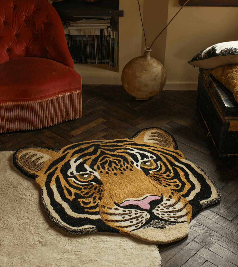 Alfombra Rajah Tiger Head - Imagen 2