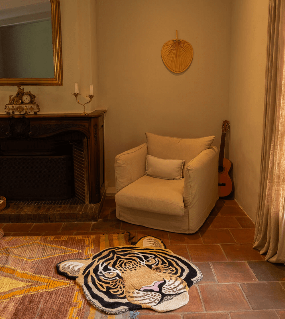 Alfombra Rajah Tiger Head - Imagen 3