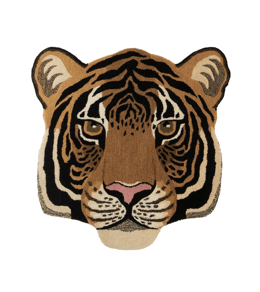 Alfombra Rajah Tiger Head