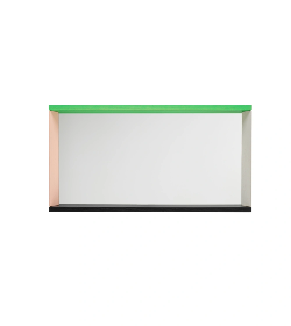 Colour Frame Mirror Medium Verde/Rosa