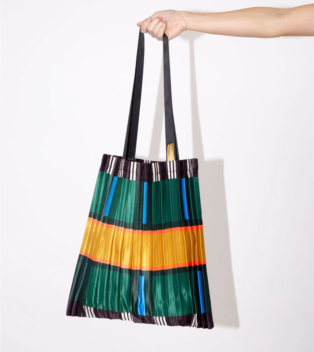 Orosei Plissè Tote Bag - Imagen 4