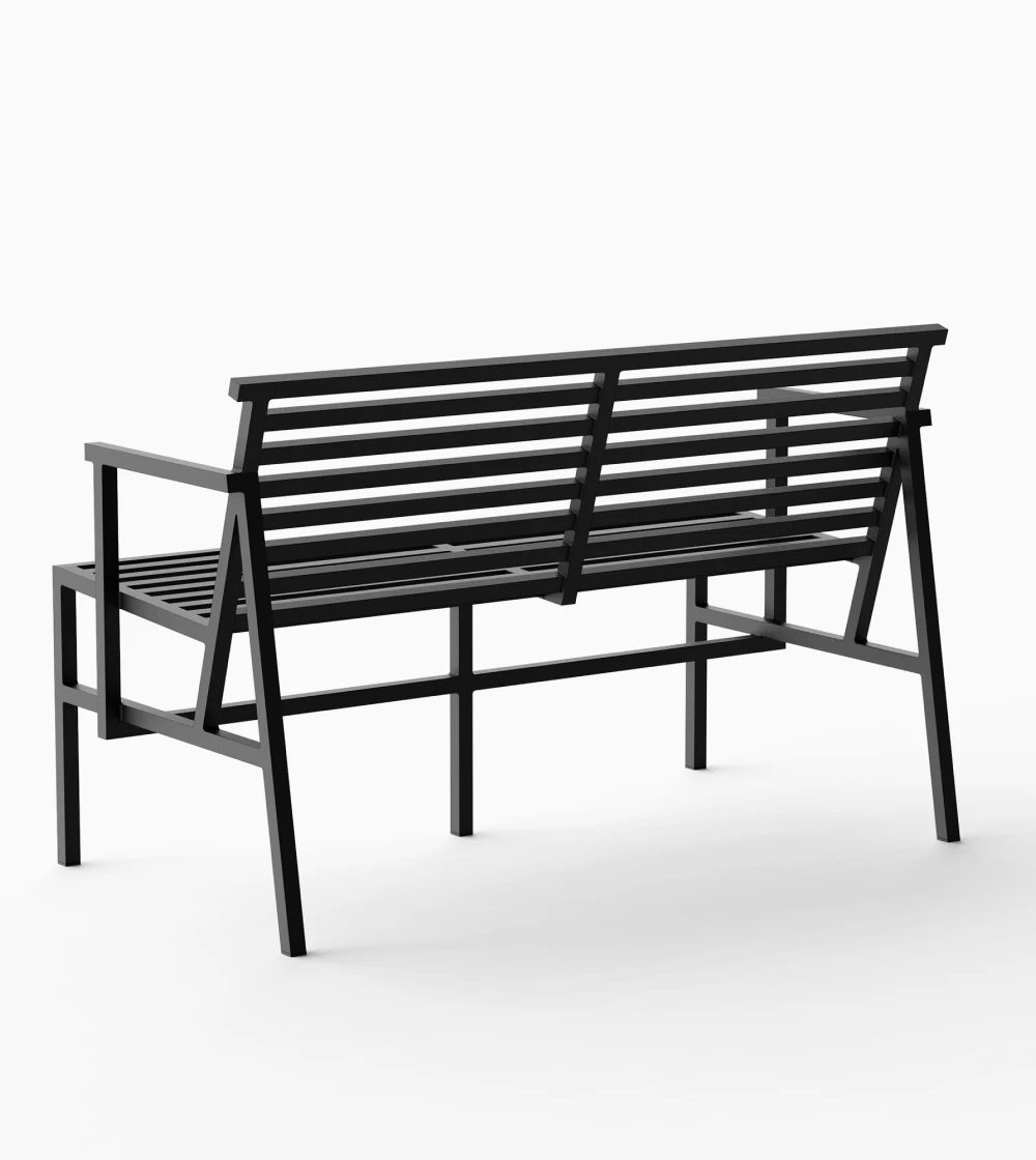 Banco para exterior negro