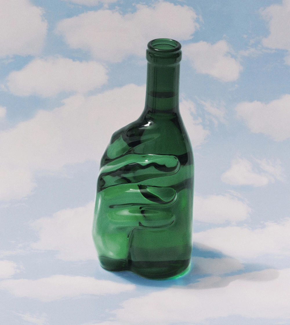 Les Objets Mouleversants by Wouters & Hendrix: Jarra Edward Emerald - Imagen 2