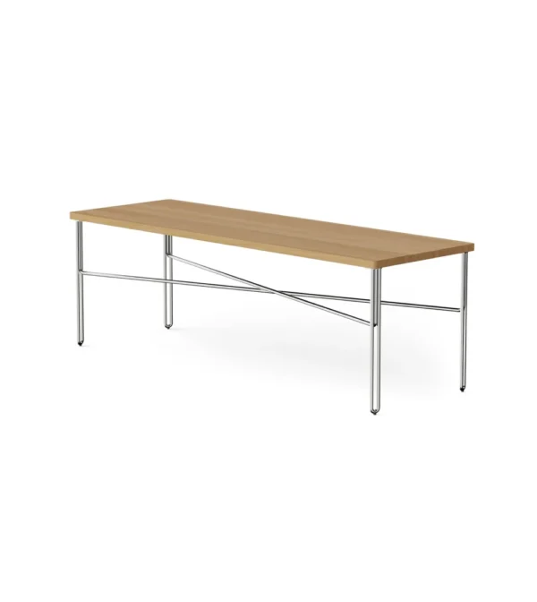 Mesa auxiliar madera clara. Estilo nórdico.