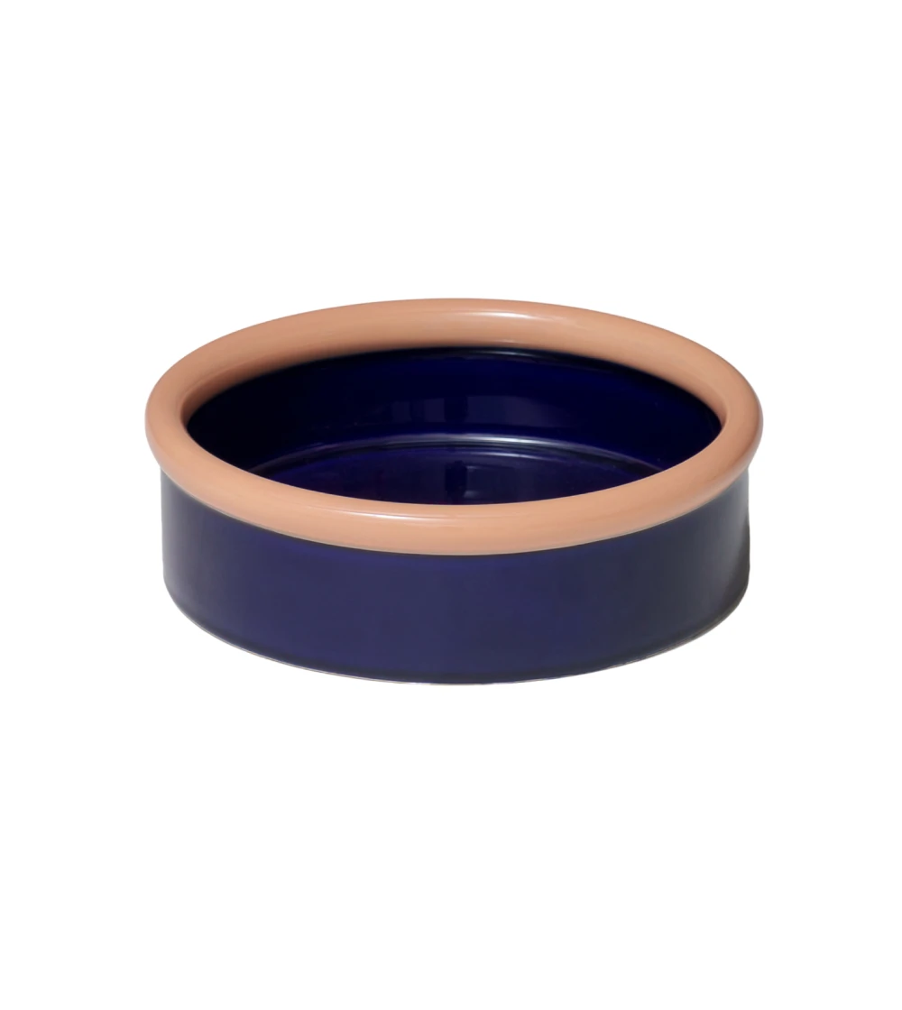 Bowl de cerámica azul marino.