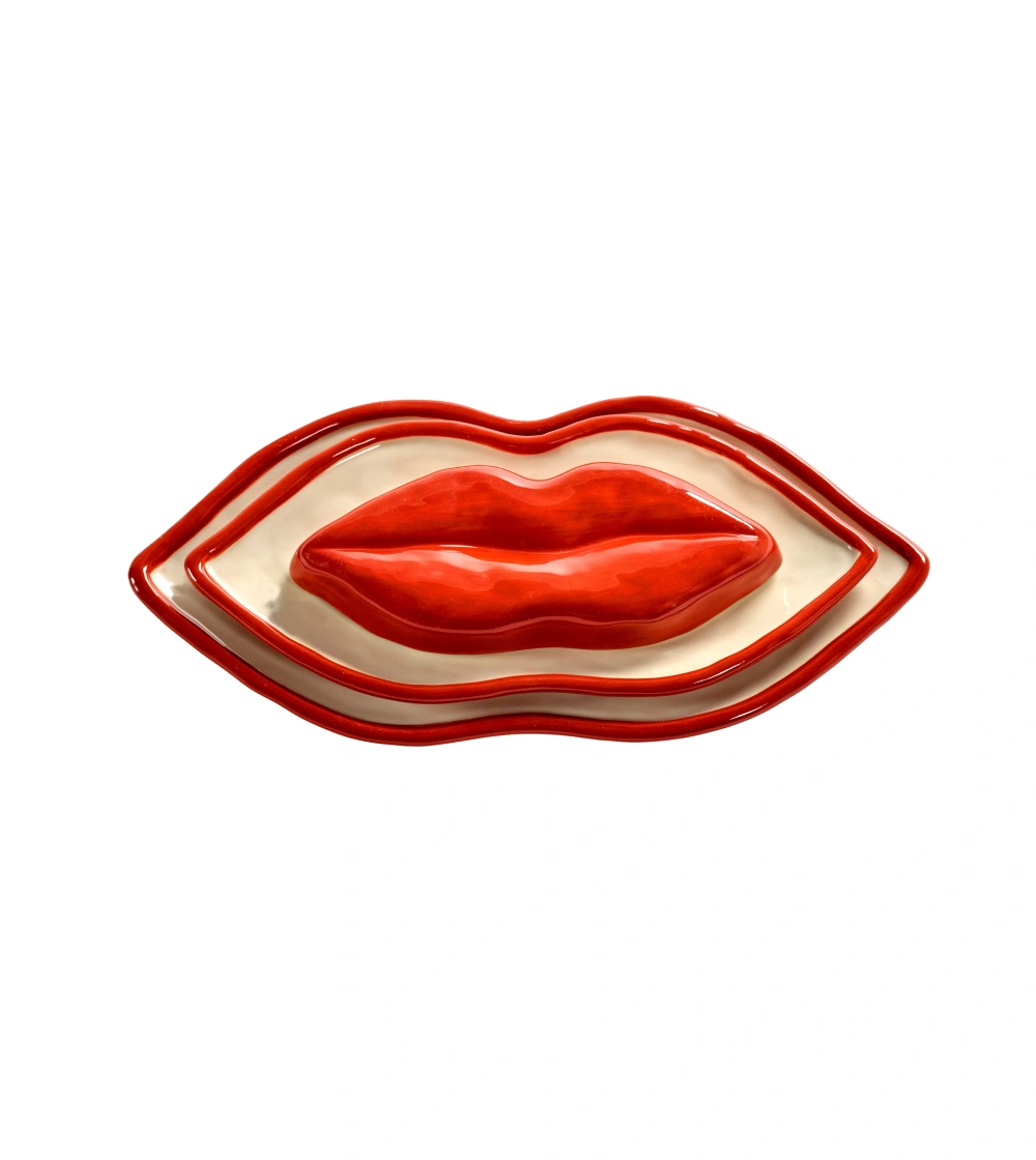 Les Objets Mouleversants by Wouters & Hendrix: Bandejas Labios Set/3