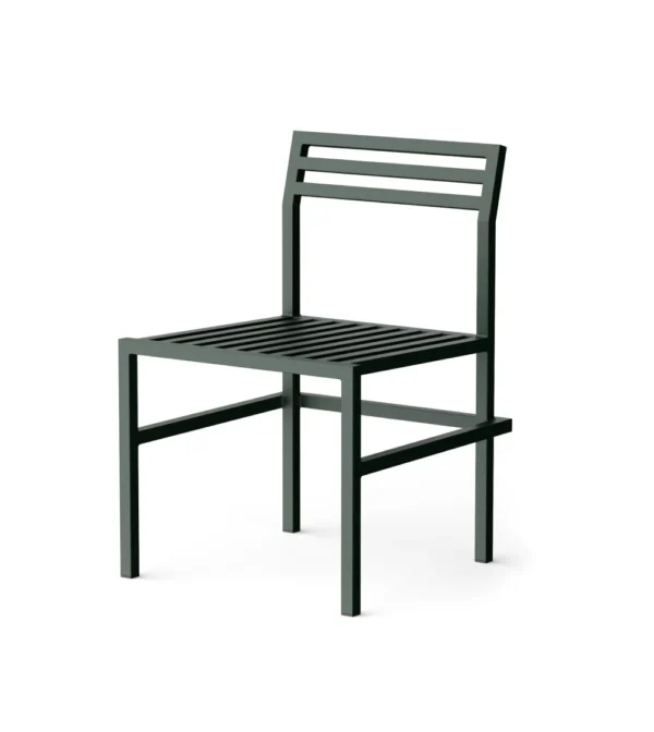 Silla para exterior verde